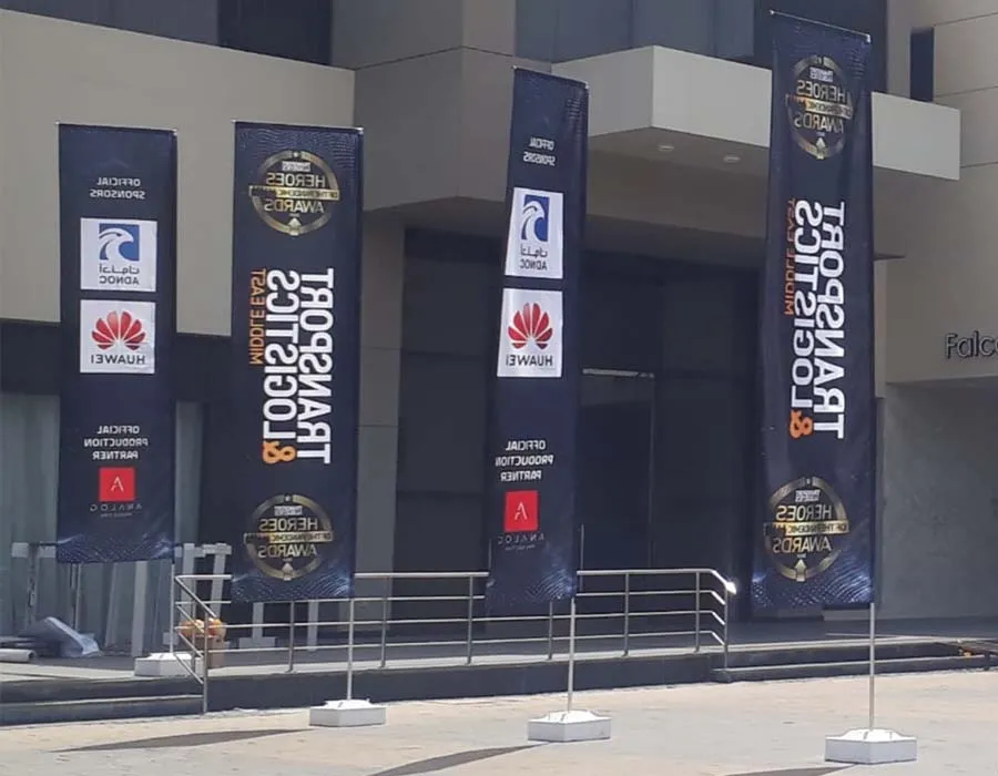 L Shape Flags Large Printing Lahore