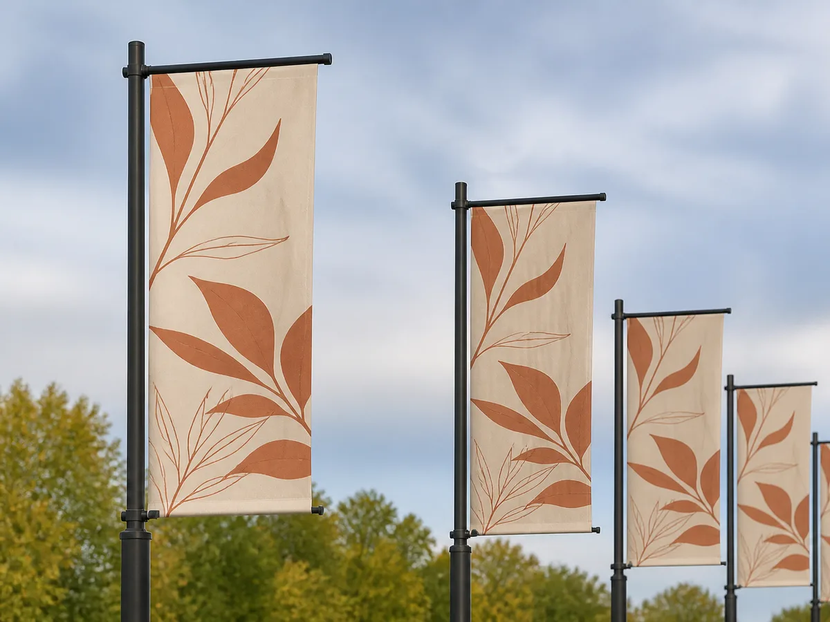 L Shape Flags Large Printing Lahore