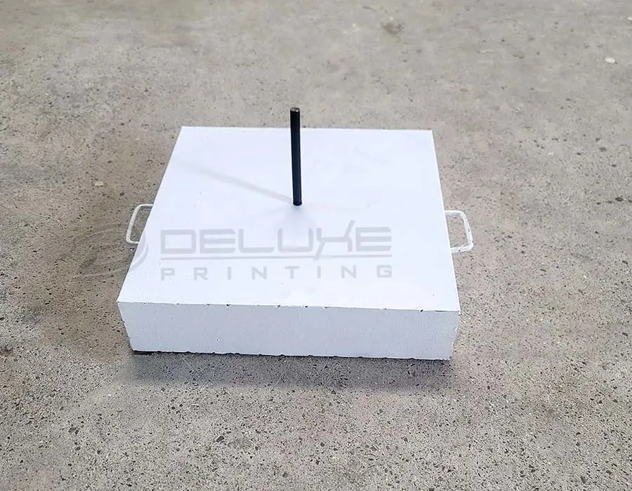 Metal Base with Concrete Filling (50 kgs)