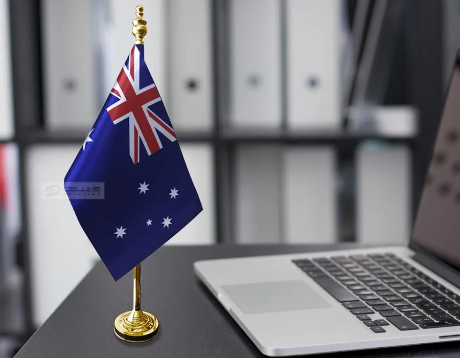 Royal Table Flags Golden Lahore