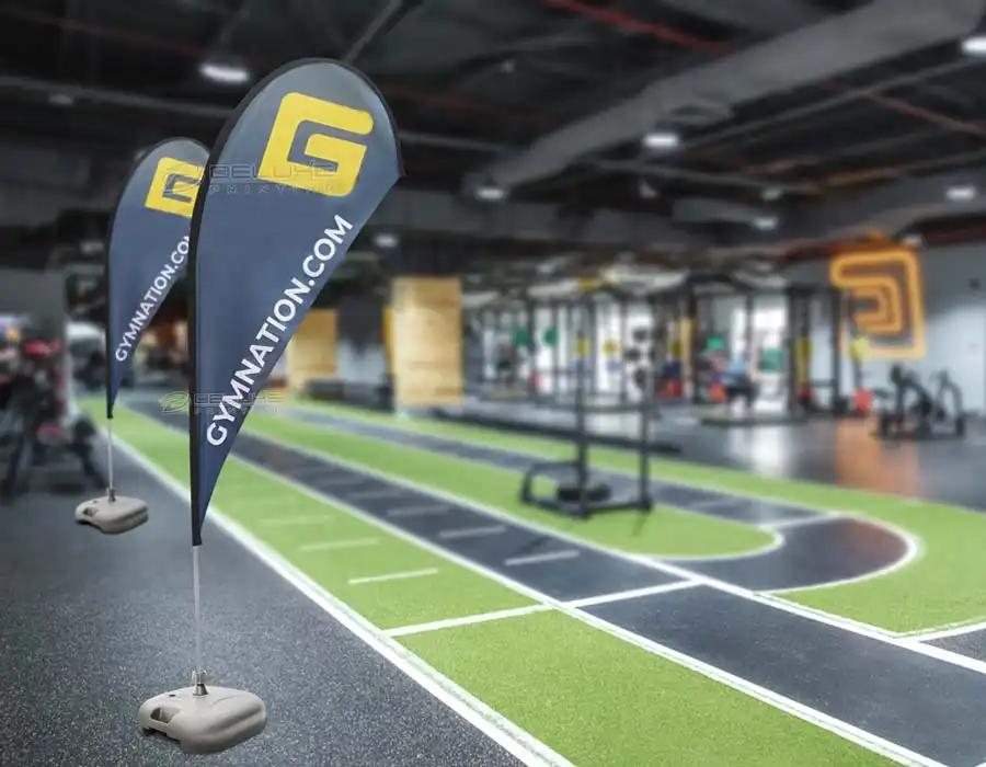 Tear Drop Flags Printing Lahore