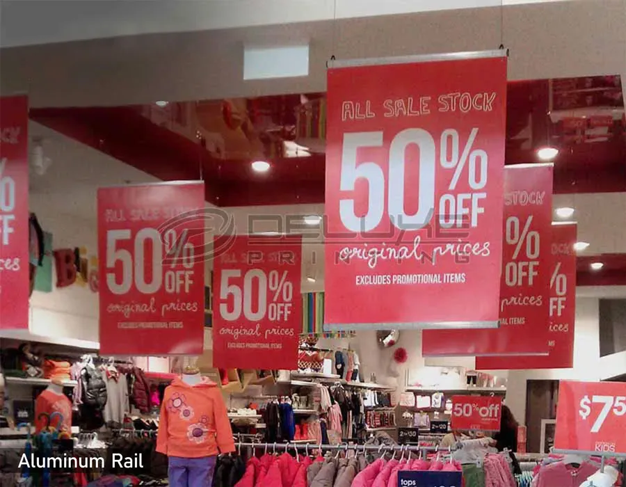 Aluminum Rail Posters Printing Lahore