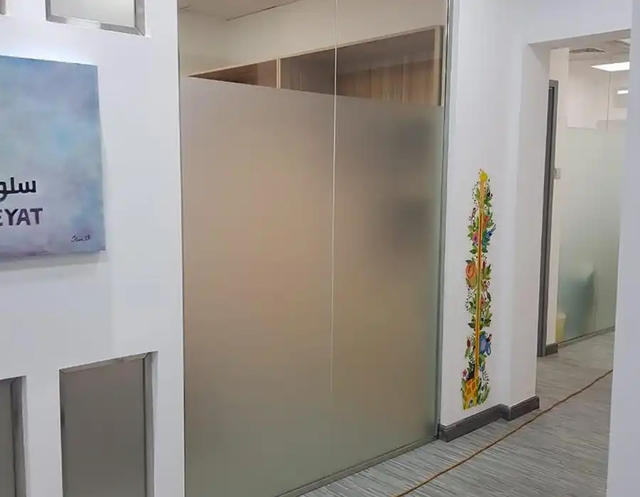 Blank Frosted Glass Sticker Lahore