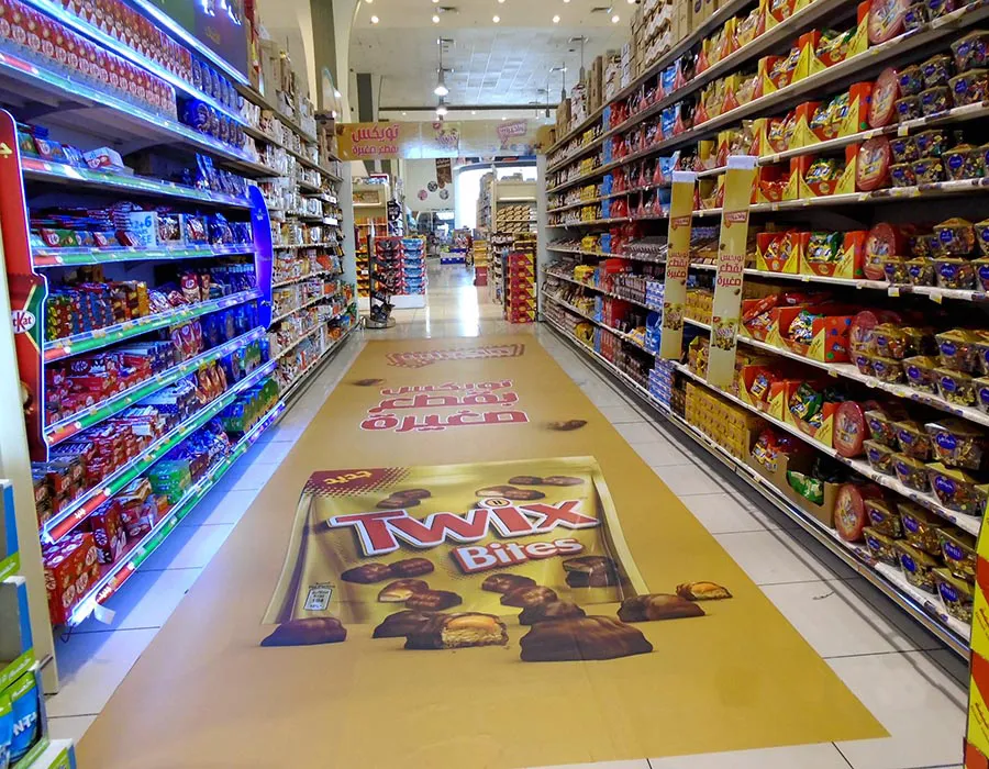 Floor Branding Sticker Lahore