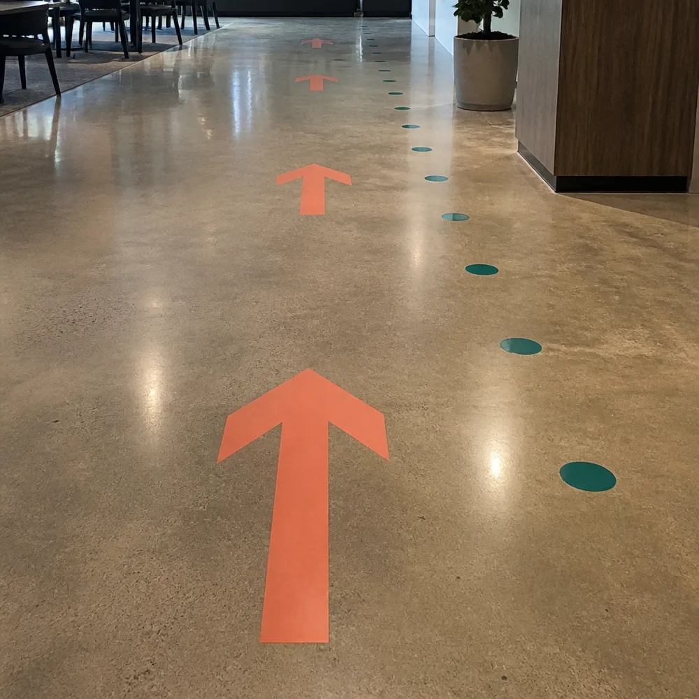 Floor Direction Sticker Lahore