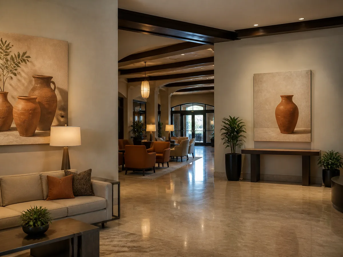 Hotel Lobby Canvas Printing Lahore