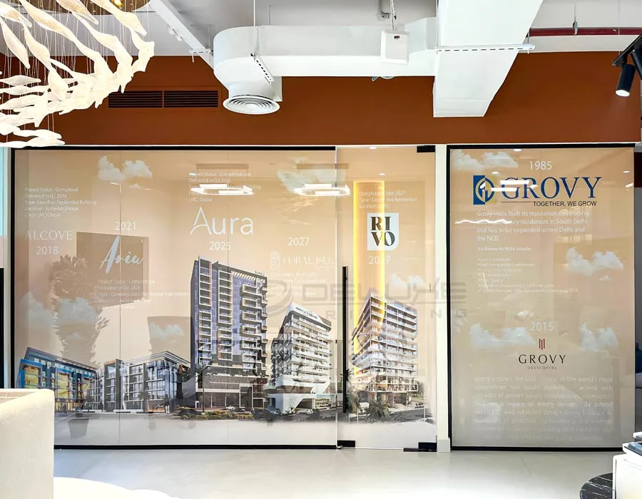 One Way Vision Sticker Printing Lahore