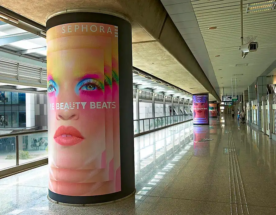 Outdoor Pillar Branding Lahore