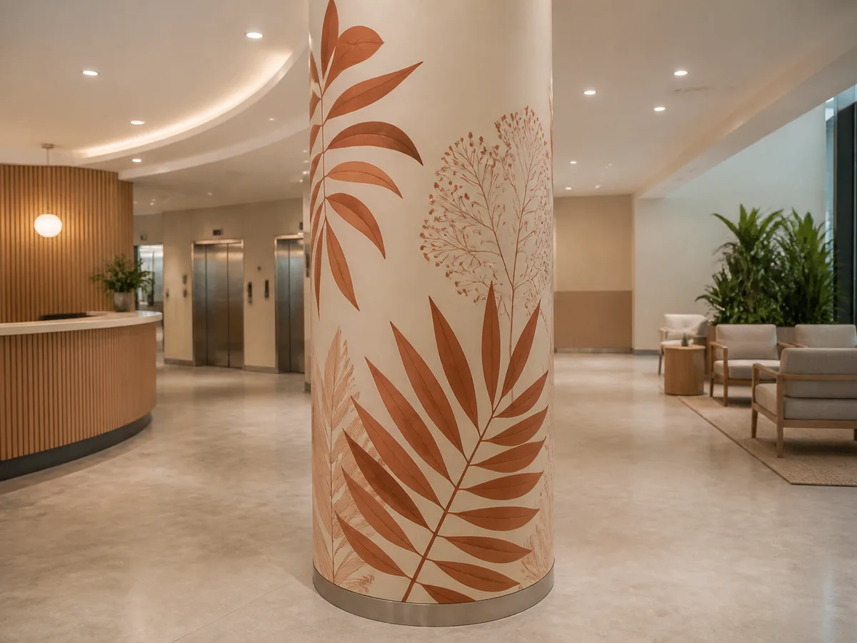 Indoor Pillar Branding Lahore