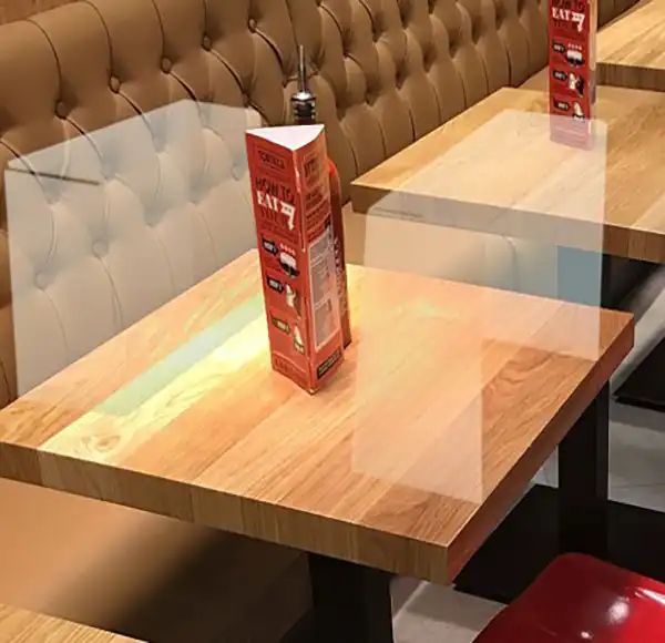 Restaurant Table Partition Lahore