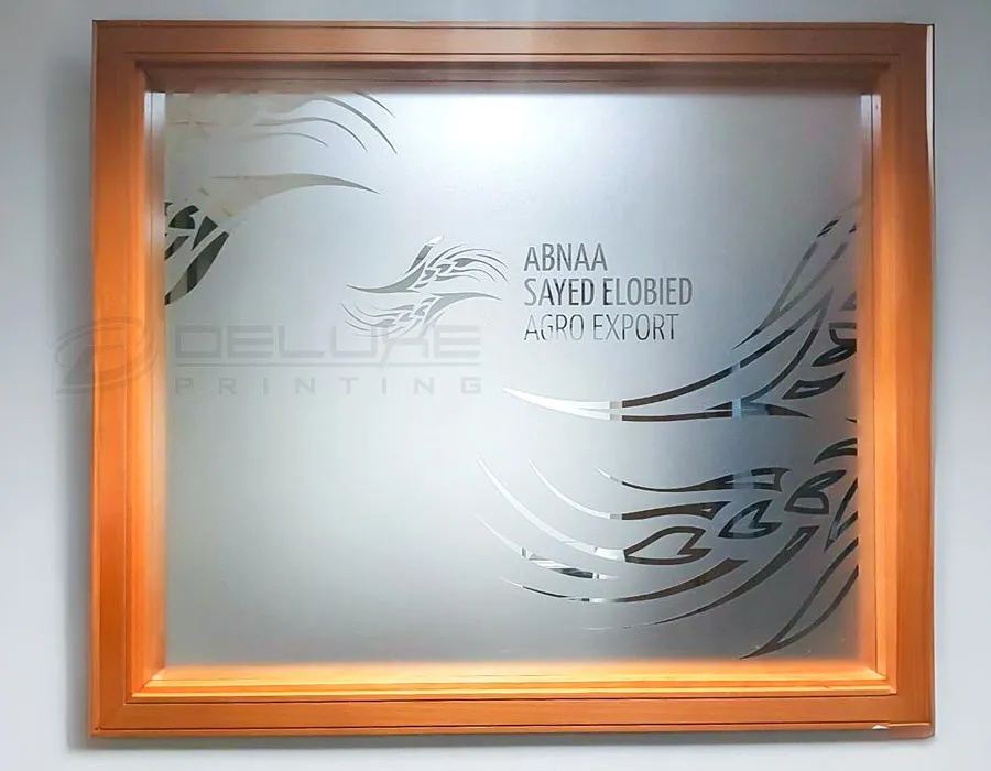 Reverse Cut Frosted Sticker Lahore