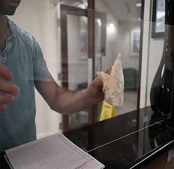 Sneeze Protector Screen Cleaning Lahore