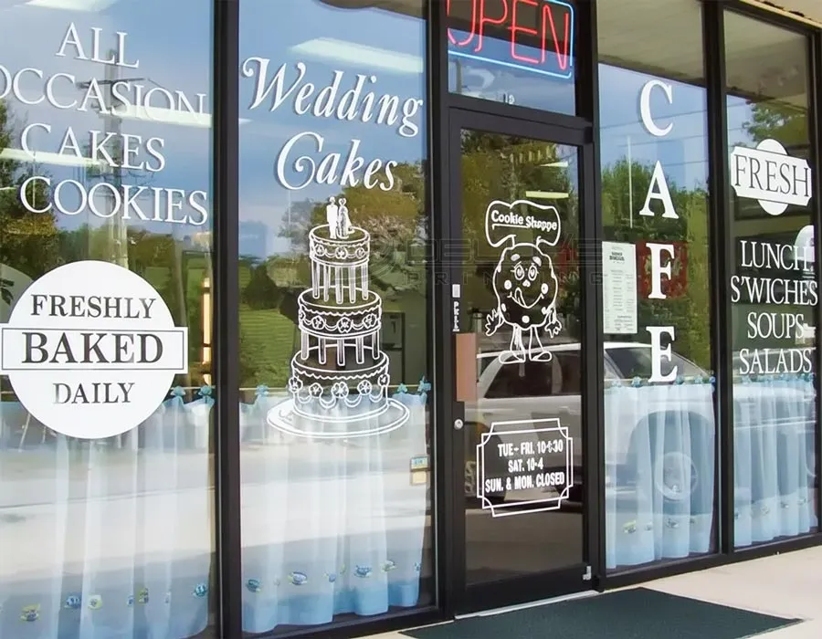 Window Lettering Sticker Lahore