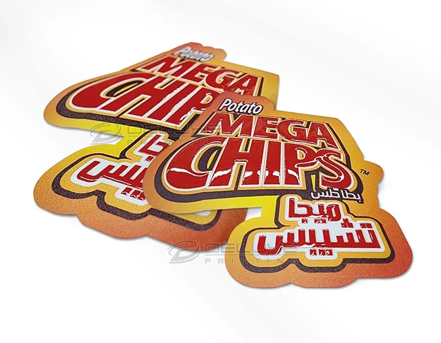 Glossy Raised Print Stickers Lahore