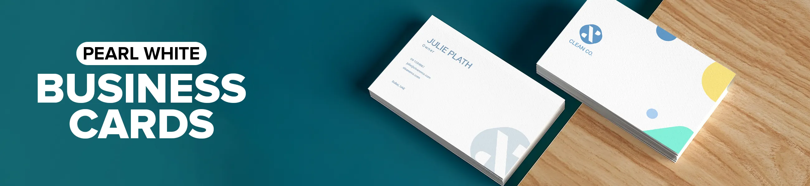 Pearl White Business Cards In Lahore