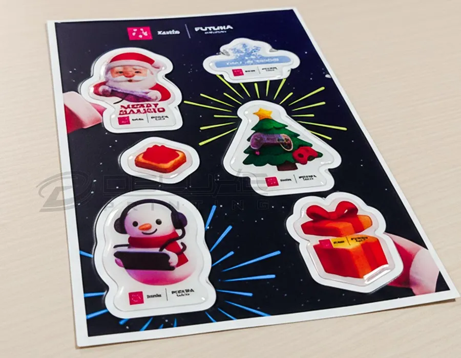 customized epoxy stickers printing Lahore