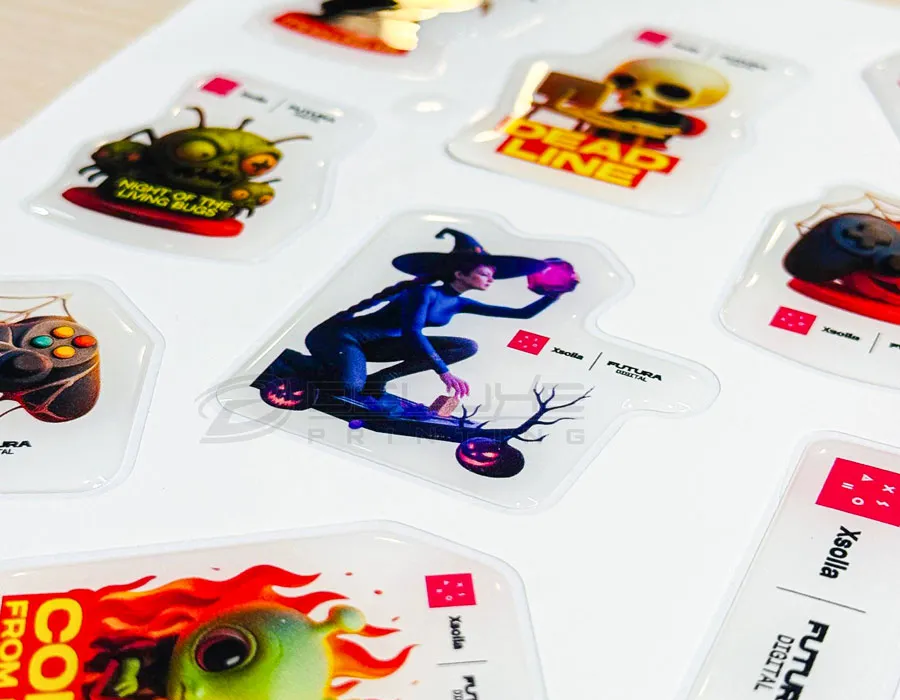 customized epoxy stickers printing Lahore