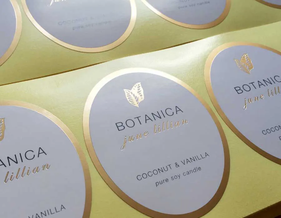 Foil Stickers Printing Lahore