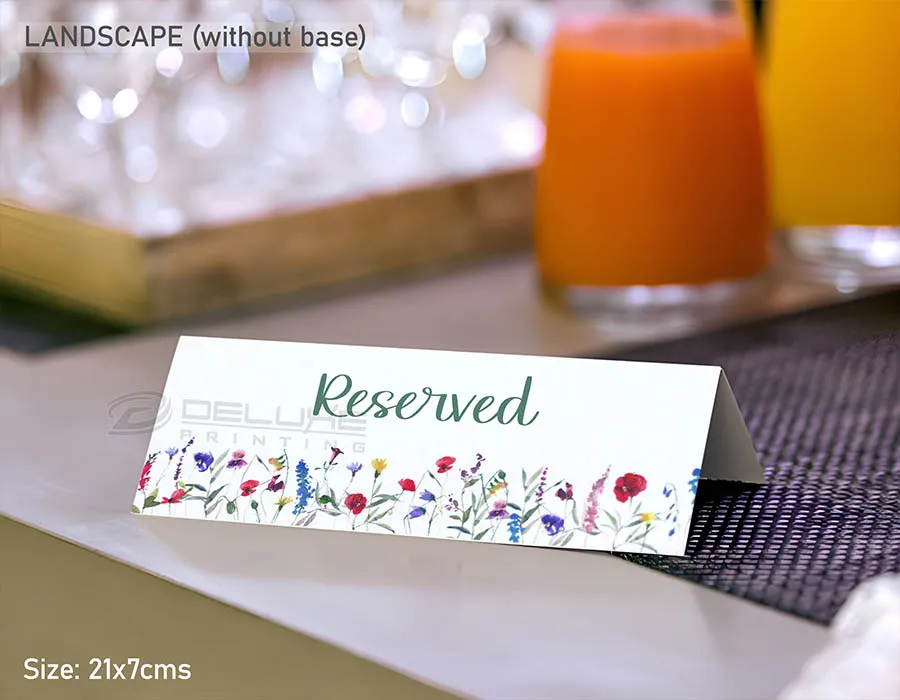Landscape Name Tent Cards