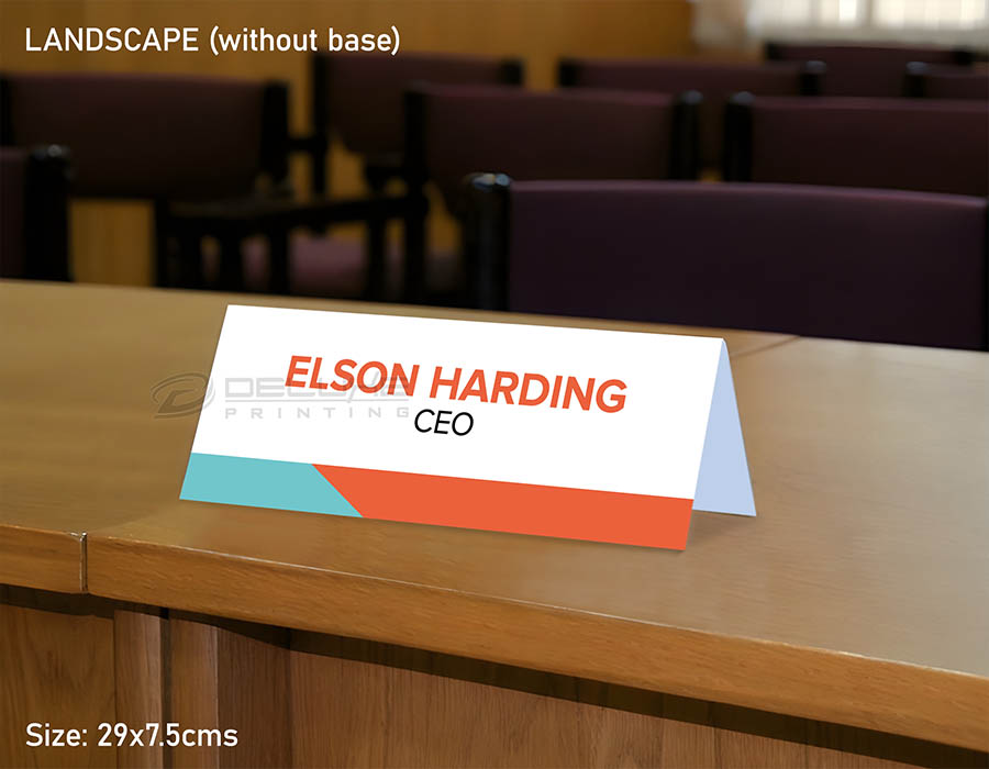 Landscape Name Tent Cards Lahore