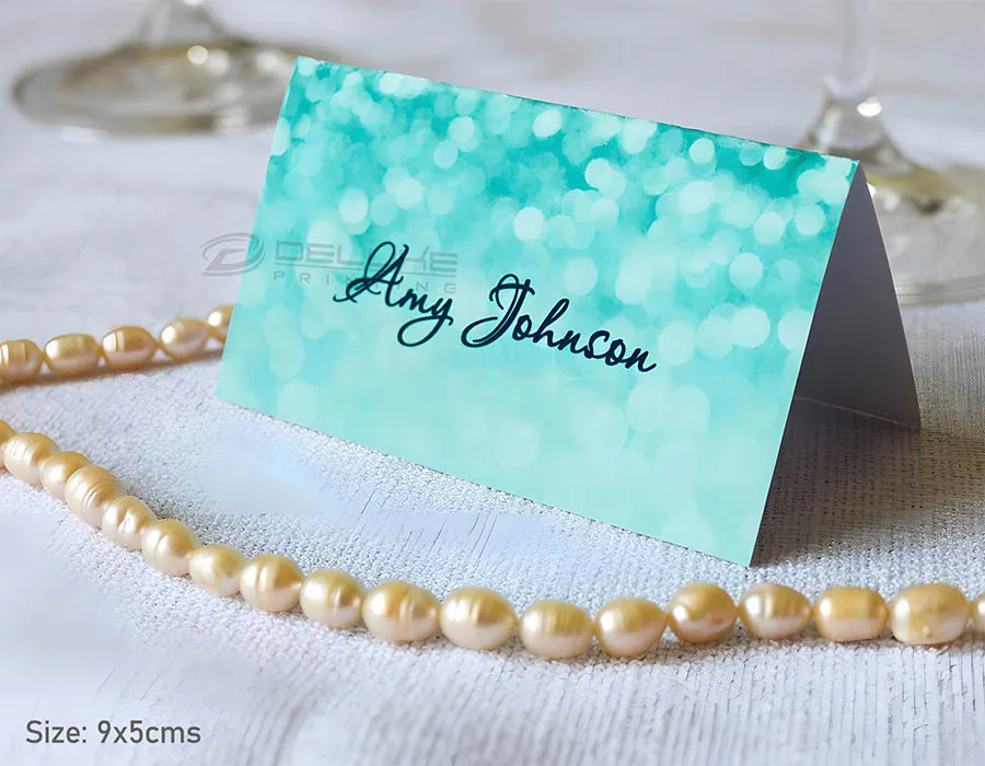 Landscape Name Tent Cards Printing Lahore