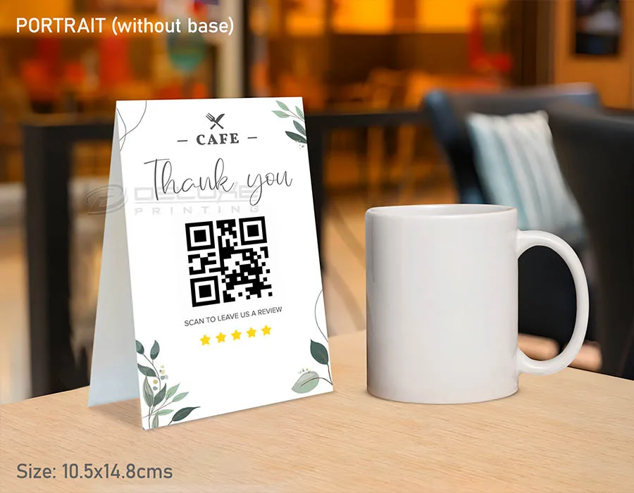 Portrait Name Tent Cards Lahore