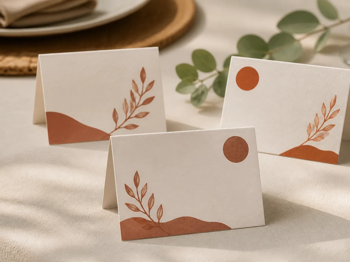 Portrait Name Tent Cards Lahore