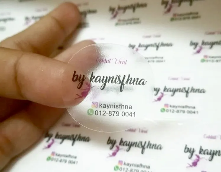 Transparent Sticker Lahore