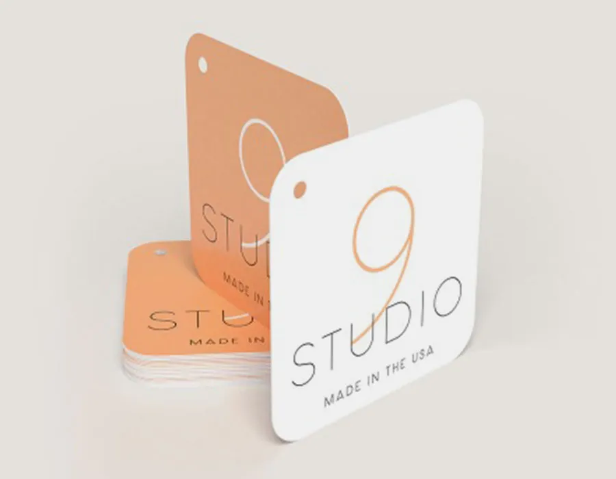 rounded hang tag printing Lahore