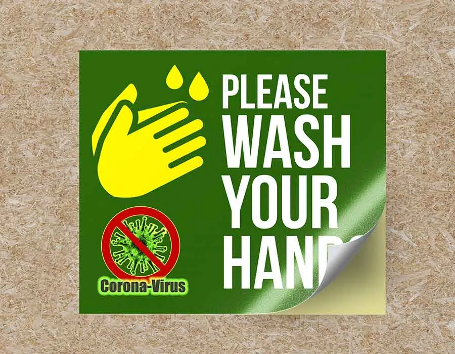 Social Distancing Stickers Printing Lahore