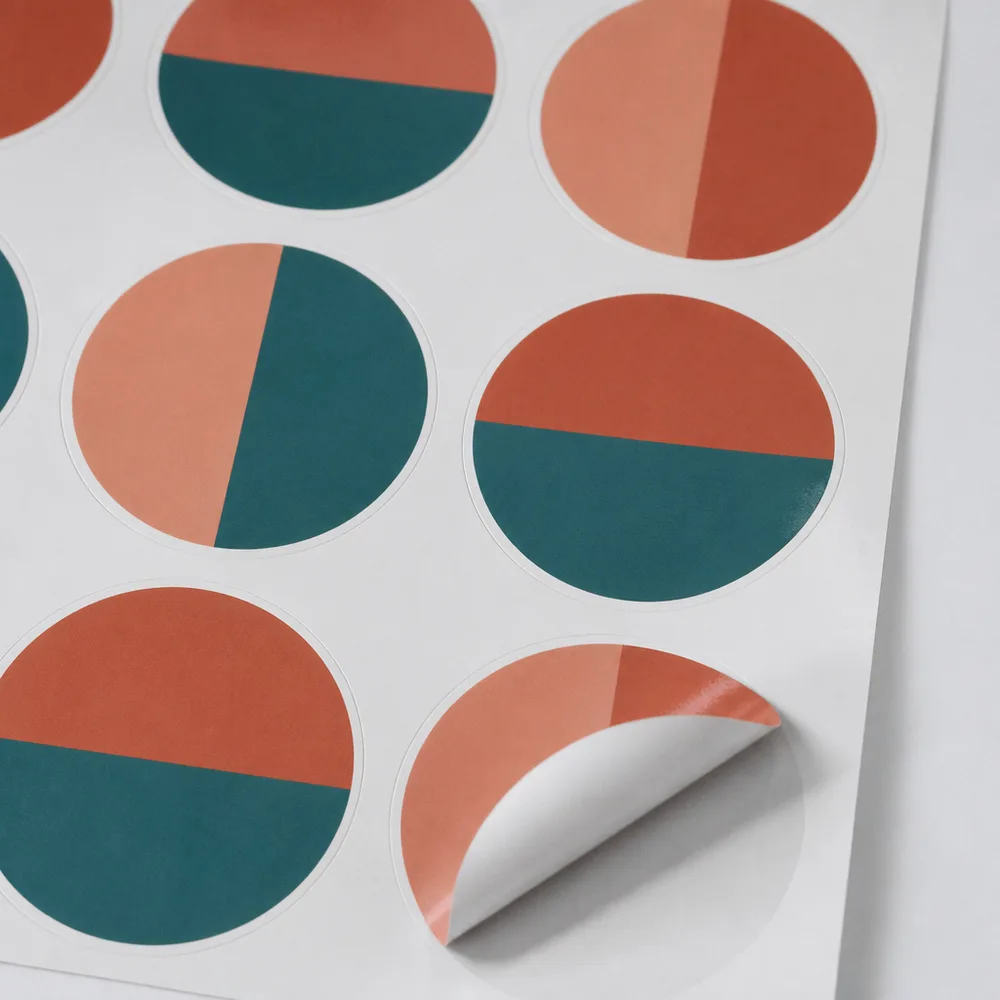 PVC Round Stickers Printing Lahore