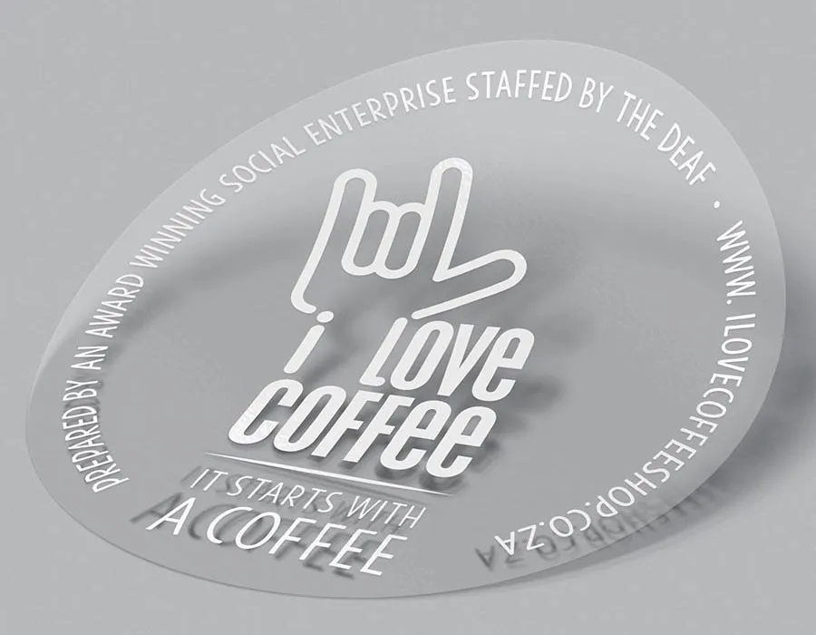 White Ink Stickers Printing Lahore