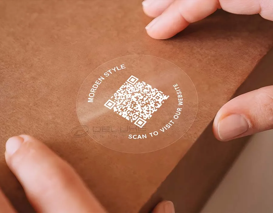 White Ink Sticker Lahore