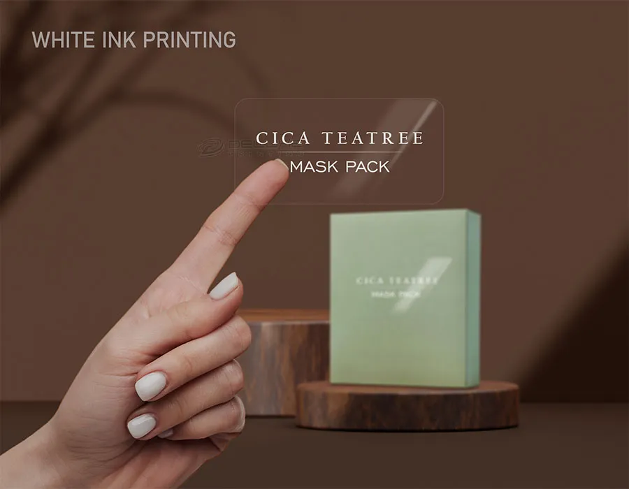 White Ink Ultra Clear Stickers Lahore