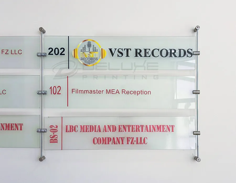 Decal on Acrylic Signage Lahore