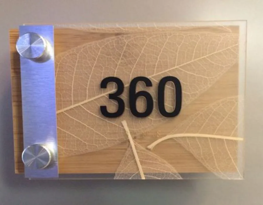 Wooden Plate + Acrylic Direct UV Printed Plate Lahore