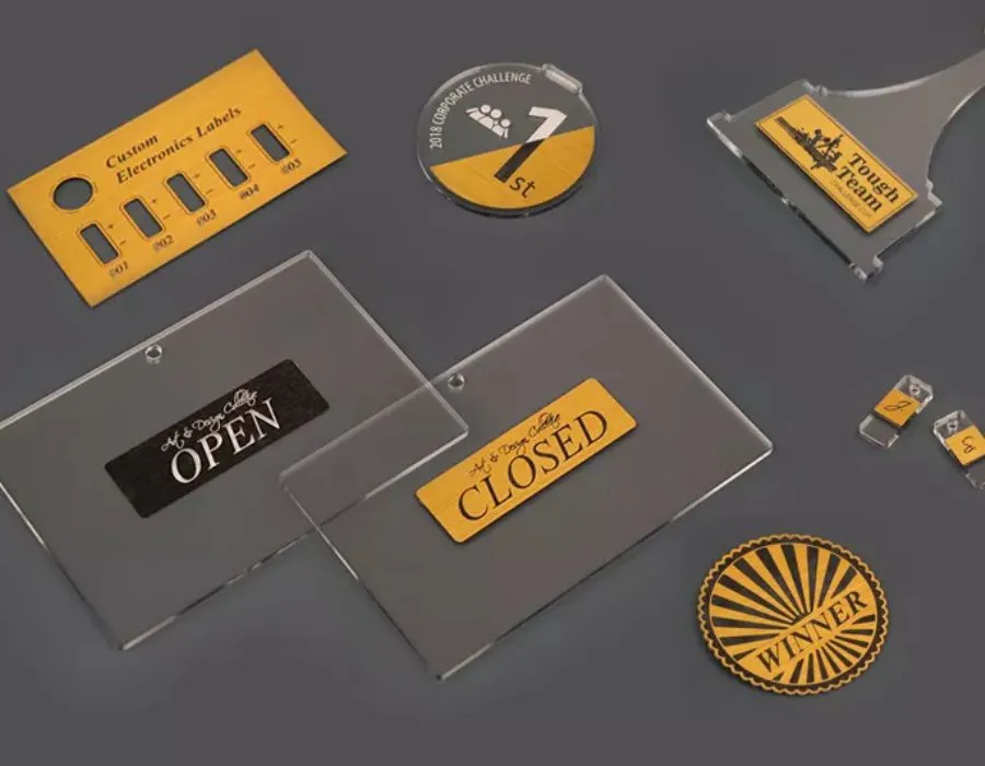 Acrylic Labels Signage Lahore