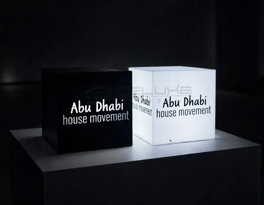 Acrylic Light Box Podium / Cubes Lahore