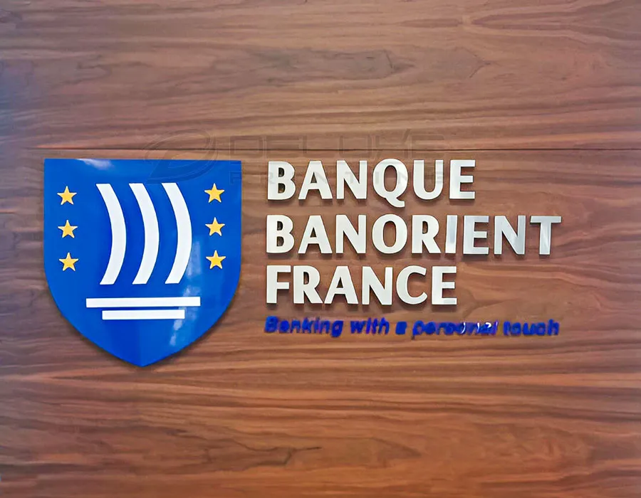 Acrylic Unlit Signage