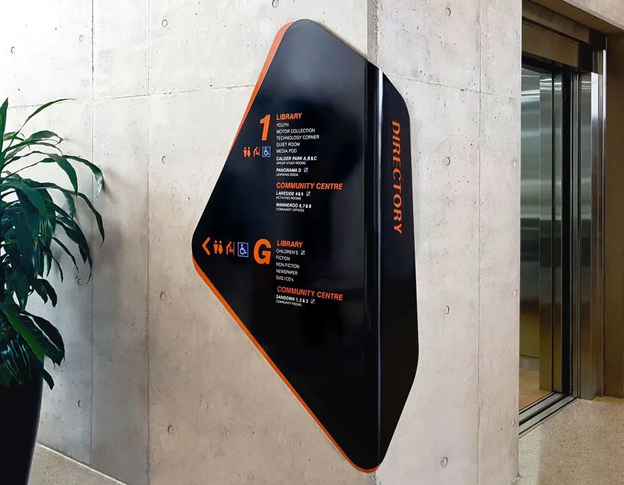 Acrylic with Vinyl Cut Letters Lahore