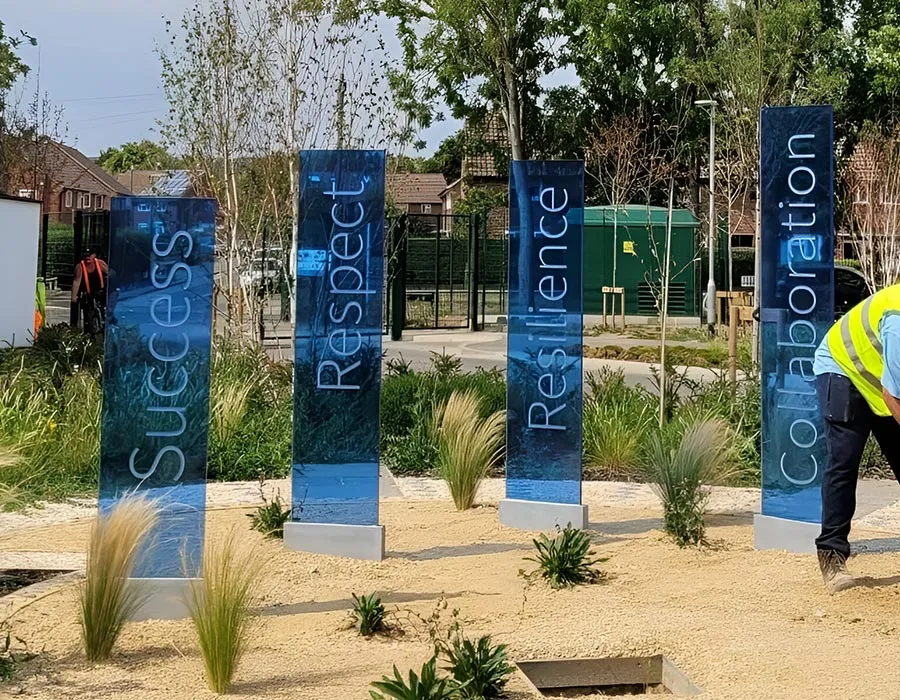 Acrylic Wayfinding Signage Lahore