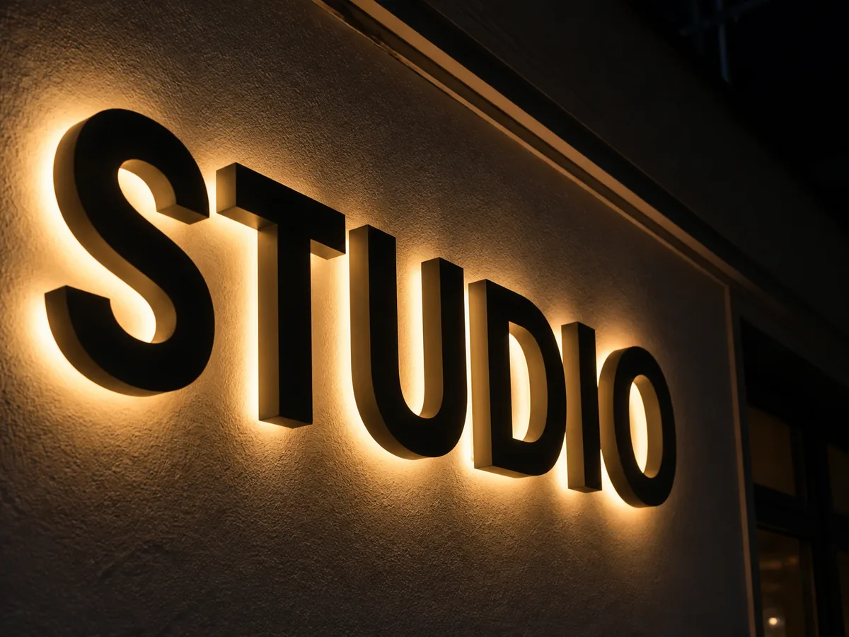 Aluminum Backlit Signage