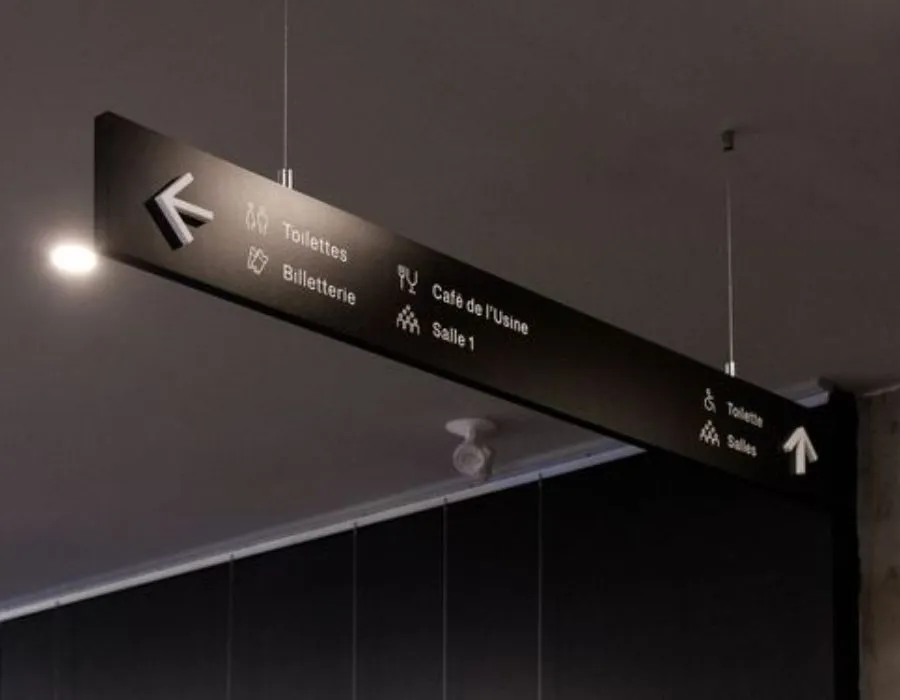 Aluminum Box with 3D Acrylic Letters Signage Lahore