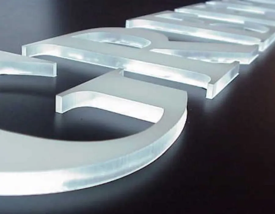 Aluminum Box with Acrylic Letters Sign Board Lahore