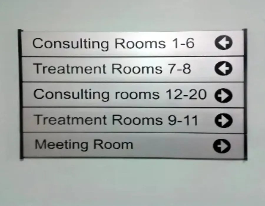 Aluminum Profile with Vinyl Cut Letters Lahore