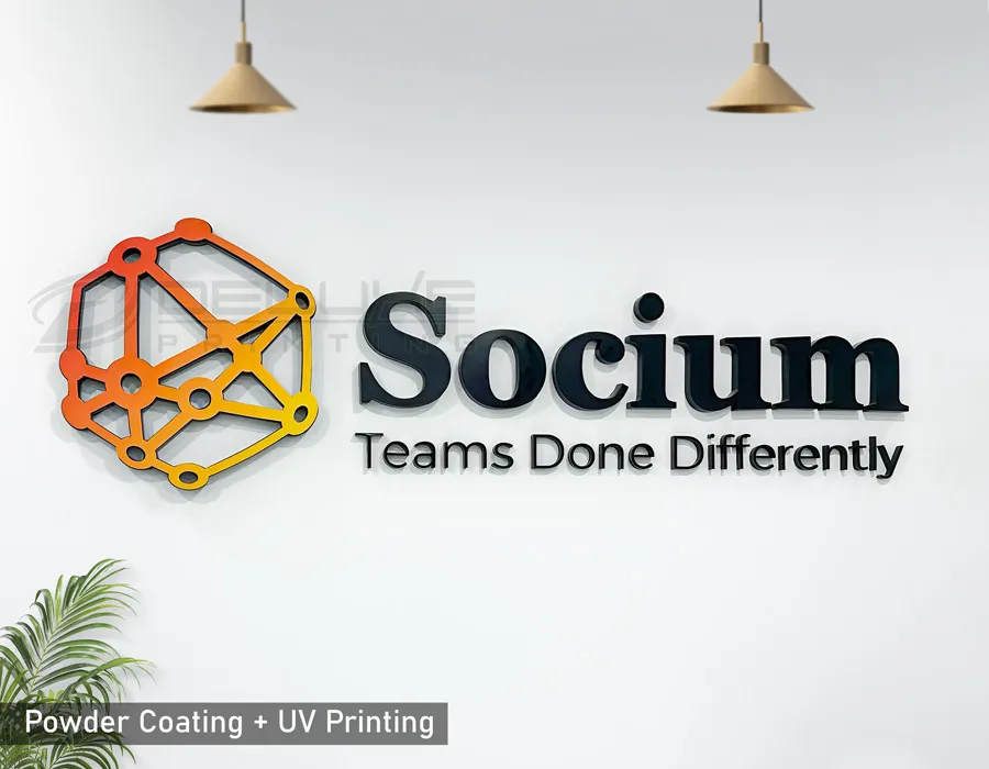 Aluminum Unlit Signage