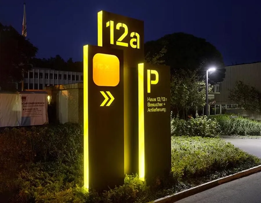 Backlit Direction / Wayfinding Signage Lahore