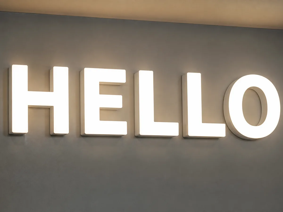 Channelium Backlit Signage