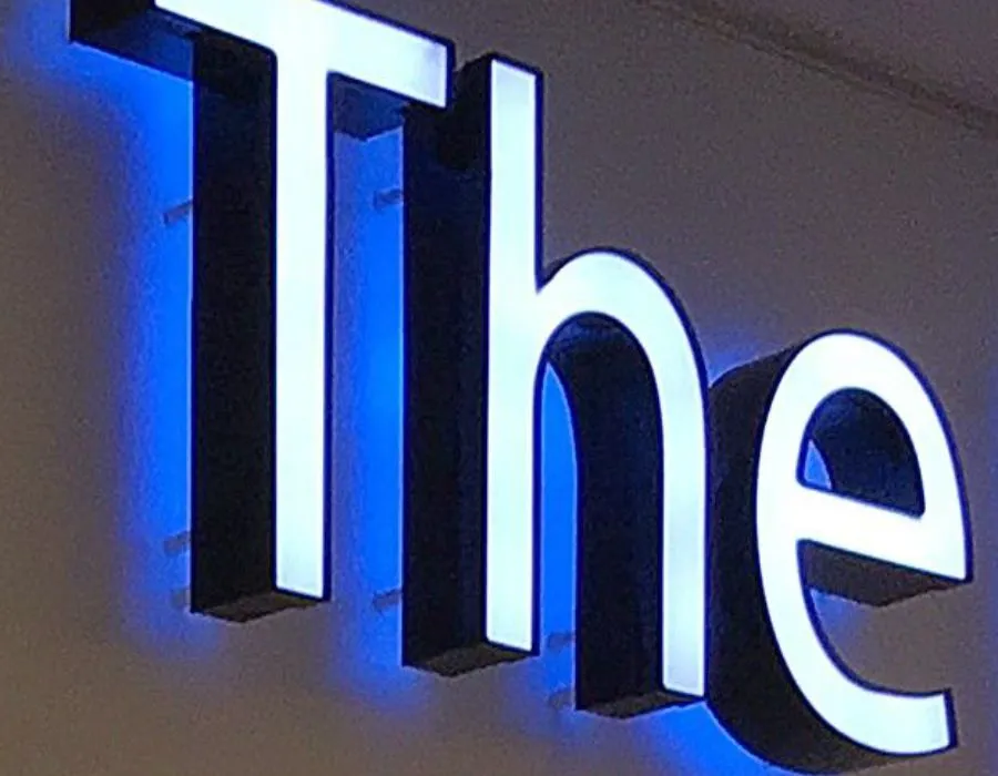 Channelium Backlit Signage