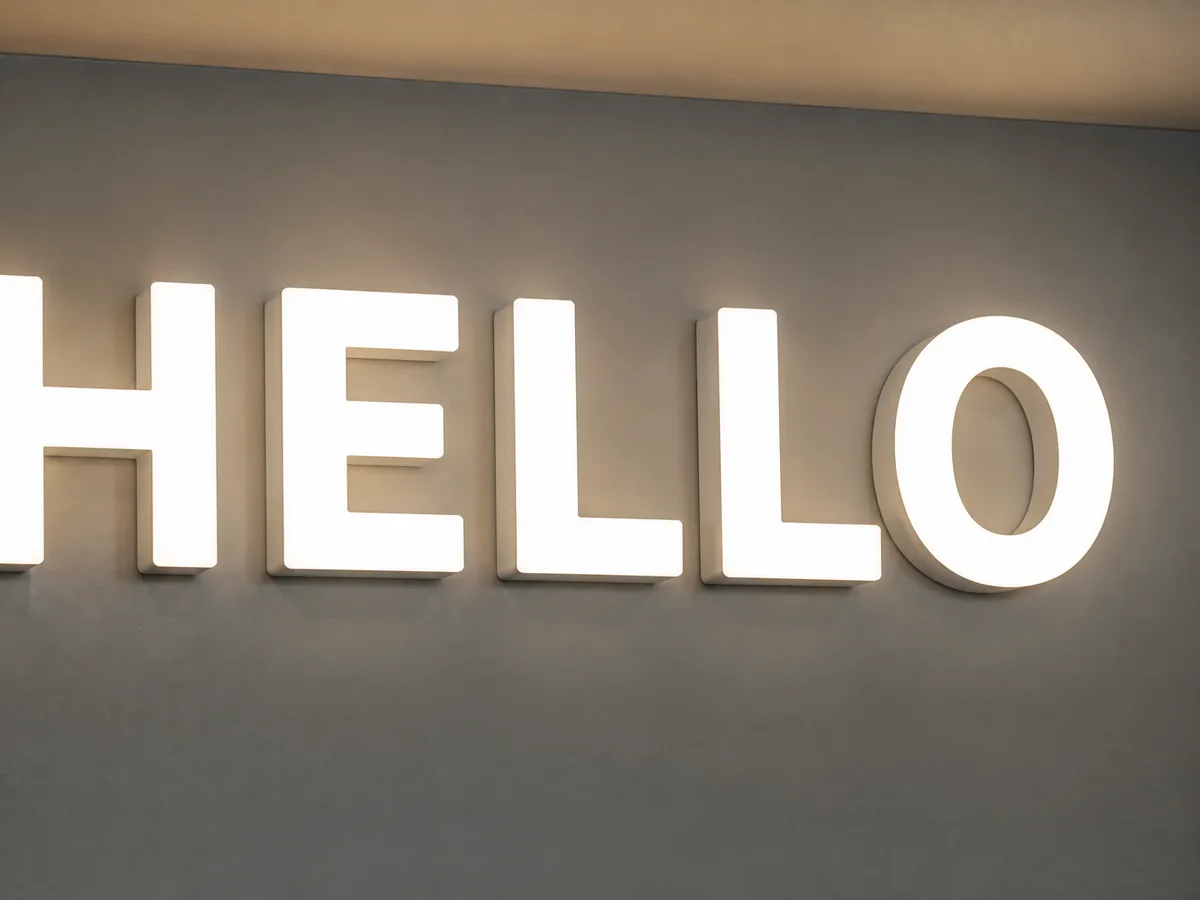 Channelium Backlit Signage